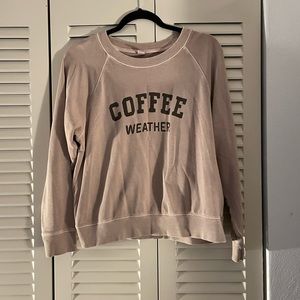 Old Navy coffee sweater.